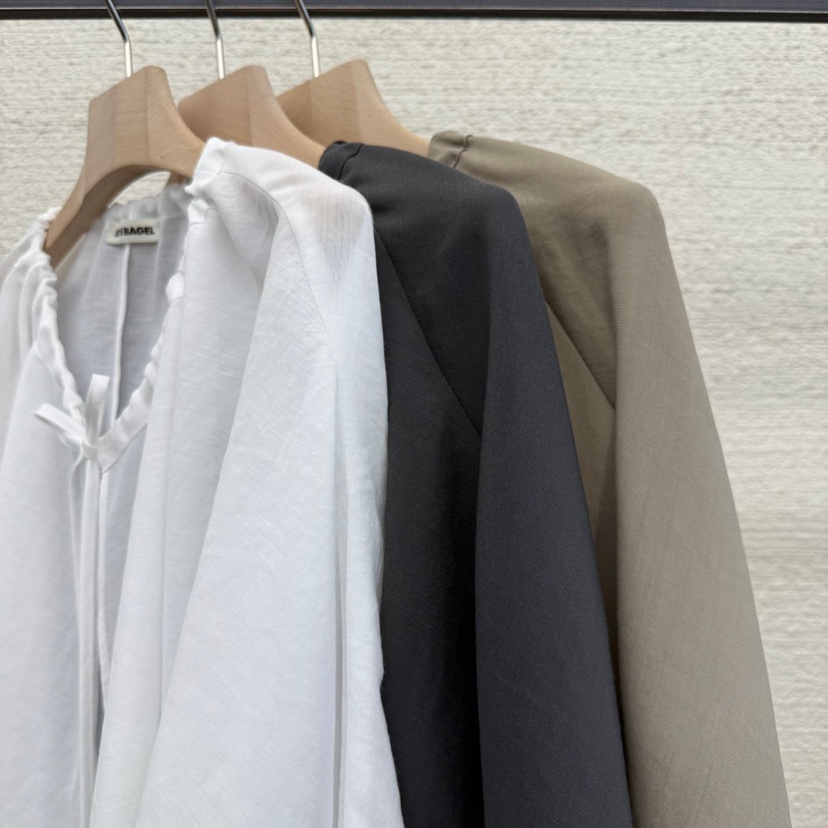 AT THE BAGEL韓國㊣直郵東大門代購女裝新品熱賣襯衫蕾絲衫AT THE BAGEL襯衫/蕾絲衫