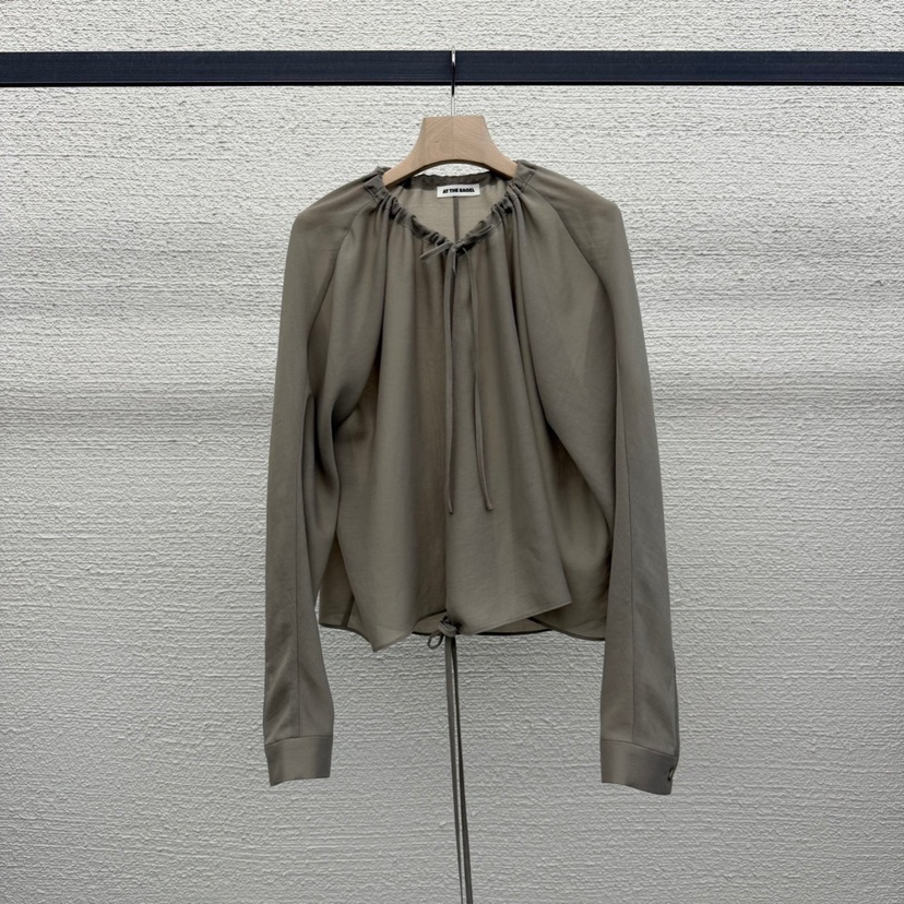 AT THE BAGEL韓國㊣直郵東大門代購女裝新品熱賣襯衫蕾絲衫AT THE BAGEL襯衫/蕾絲衫圖色3