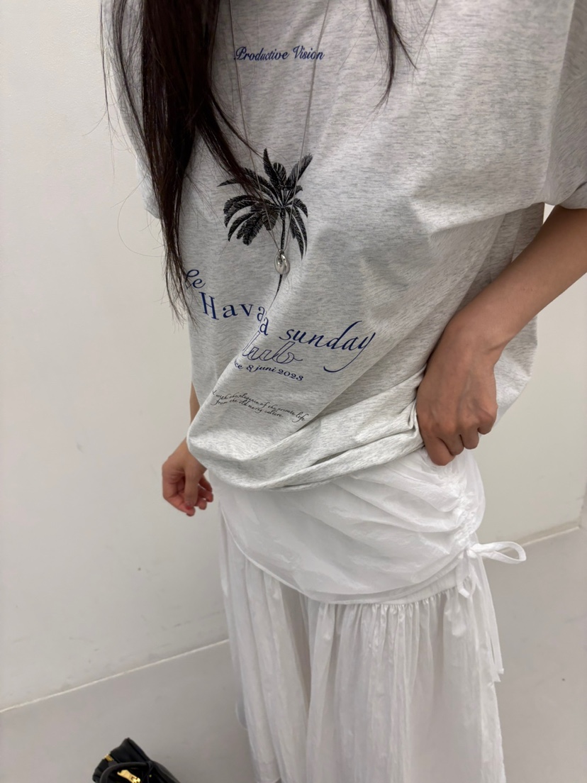 Verbena直郵韓國代購㊣女裝新款休閑推薦人氣25春夏熱賣T恤VerbenaT恤