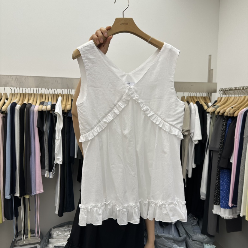 SPECIAL直郵韓國代購㊣女裝新品25春夏時尚人氣休閑吊帶背心SPECIAL吊帶/背心