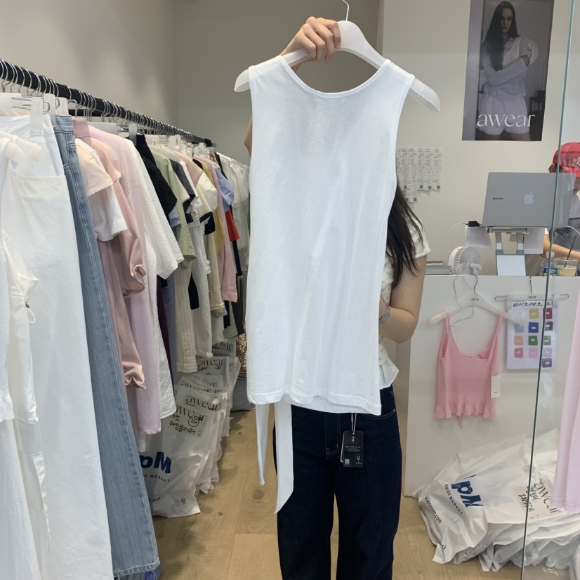 RUMIRU/AWEAR韓國直郵㊣女裝新品25春夏時尚熱賣休閑吊帶背心awear/RUMIRU吊帶/背心