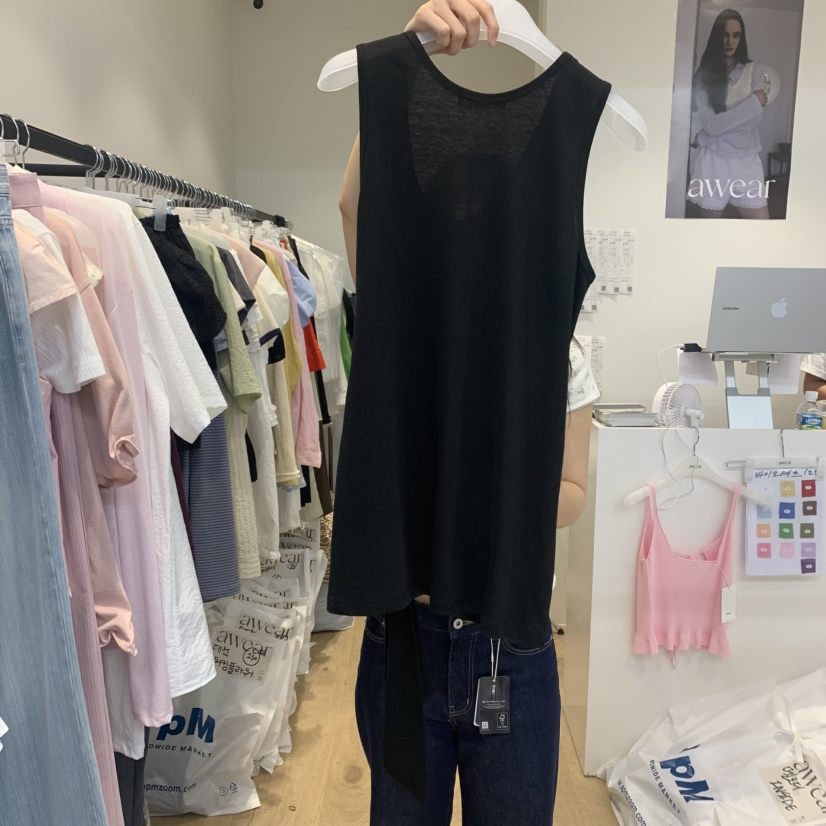 RUMIRU/AWEAR韓國直郵㊣女裝新品25春夏時尚熱賣休閑吊帶背心awear/RUMIRU吊帶/背心