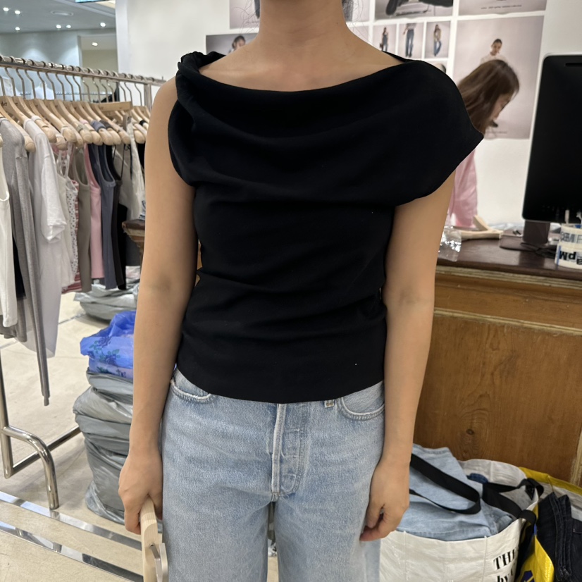 ACKER韓國直郵㊣東大門實拍女裝新款時尚熱賣25春夏休閑T恤ACKERT恤圖色4