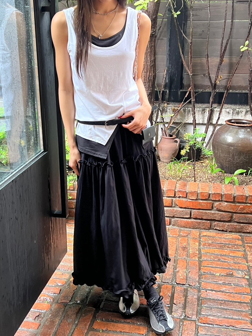 SPECIAL直郵韓國代購㊣女裝新品25春夏人氣休閑吊帶背心假兩件SPECIAL吊帶/背心