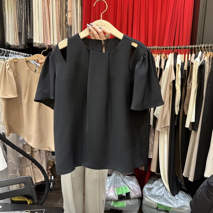 HERISH-HAUTE直郵韓國代購㊣女裝新品熱賣時尚推薦襯衫蕾絲衫HERISH-HAUTE襯衫/蕾絲衫圖色4