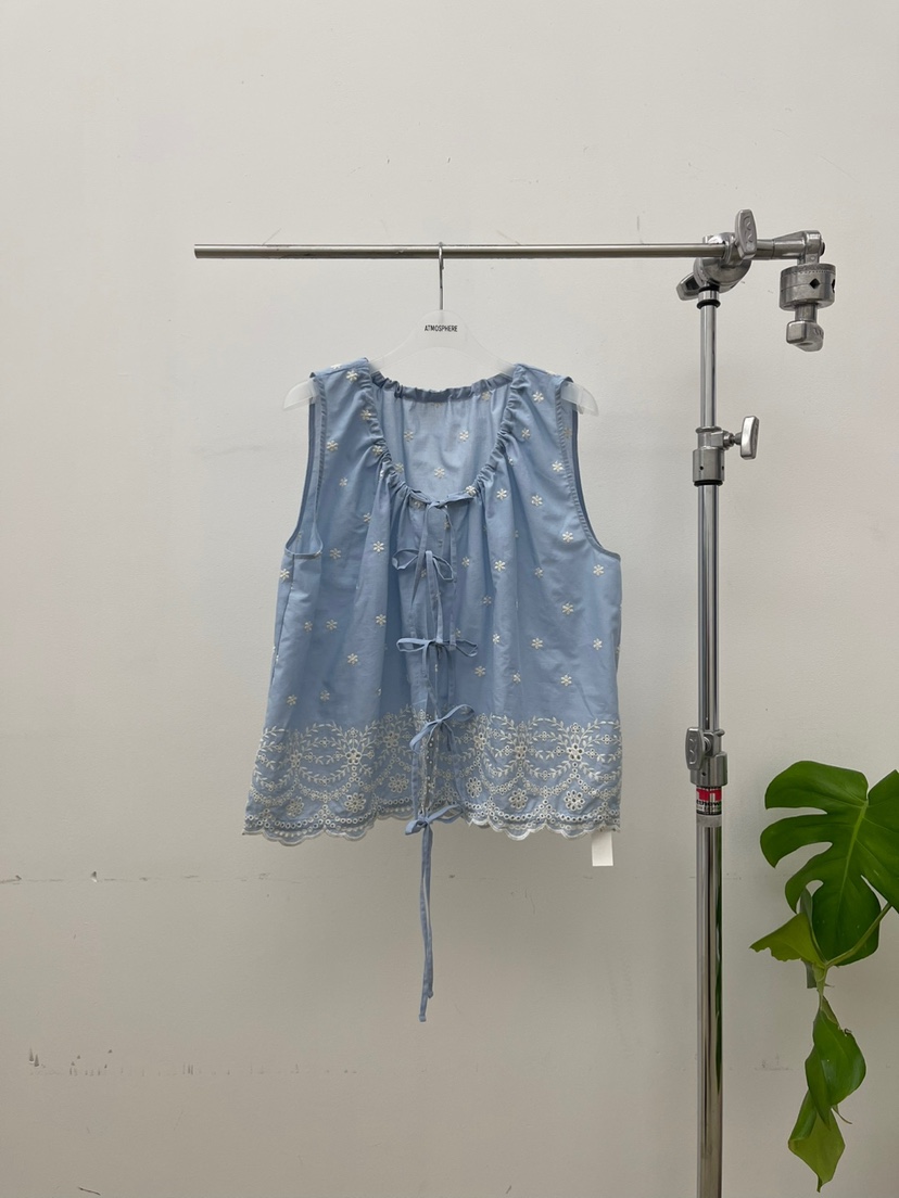 ATMOSPHERE韓國直郵㊣女裝新款熱賣人氣25春夏推薦襯衫蕾絲衫ATMOSPHERE/BLING襯衫/蕾絲衫圖色2
