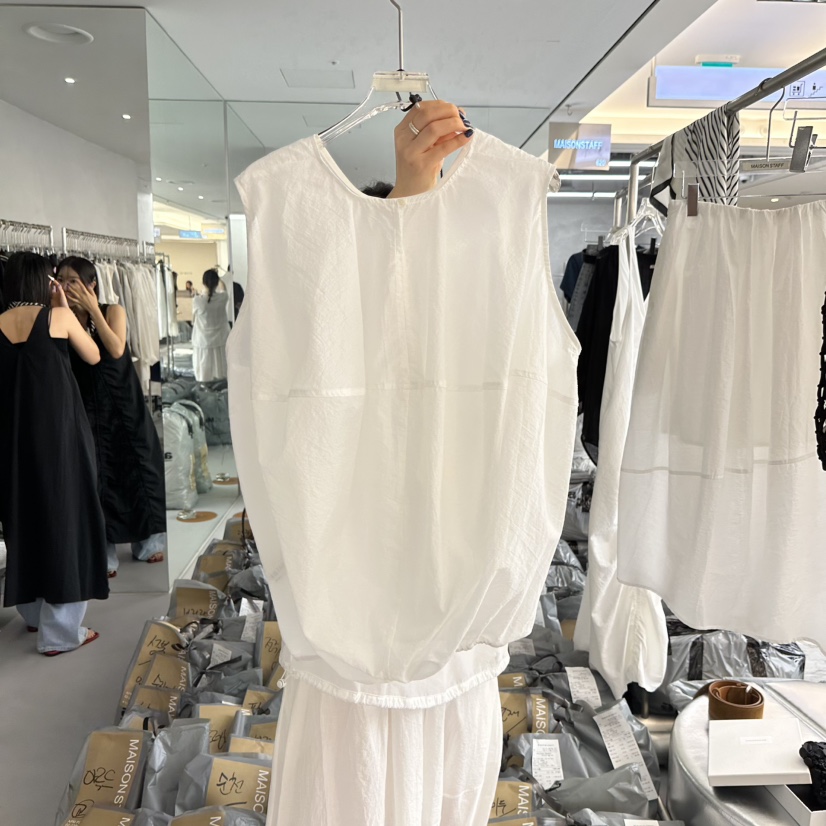 DOUBLE STANDARD/LE SMOKING/MAISONSTAFF韓國直郵㊣女裝新品休閑吊帶背心MAISONSTAFF吊帶/背心