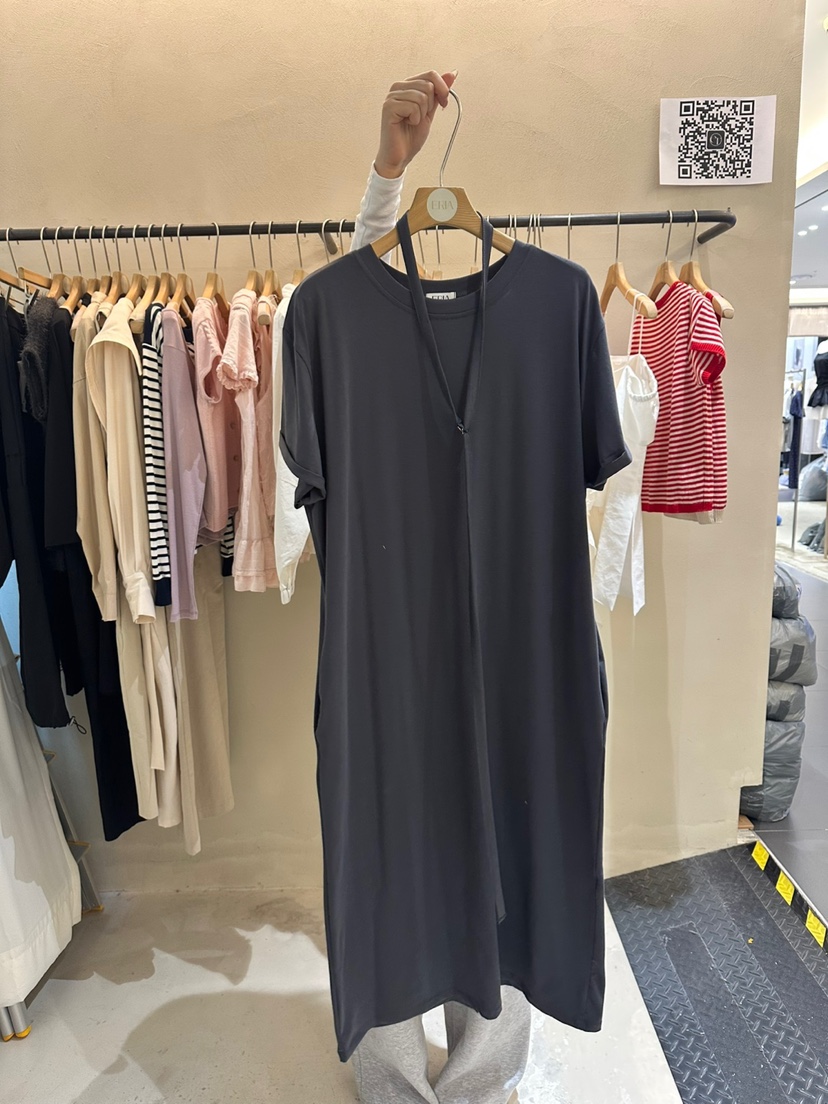 ERIA直郵韓國代購㊣女裝新品人氣25春夏時尚休閑熱賣連衣裙ERIA/HUE連衣裙圖色2