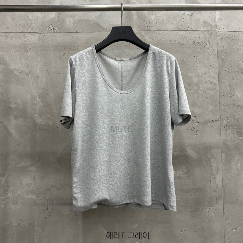 MUTE-P韓國直郵㊣女裝新款推薦25春夏時尚人氣熱賣休閑T恤MUTET恤圖色2