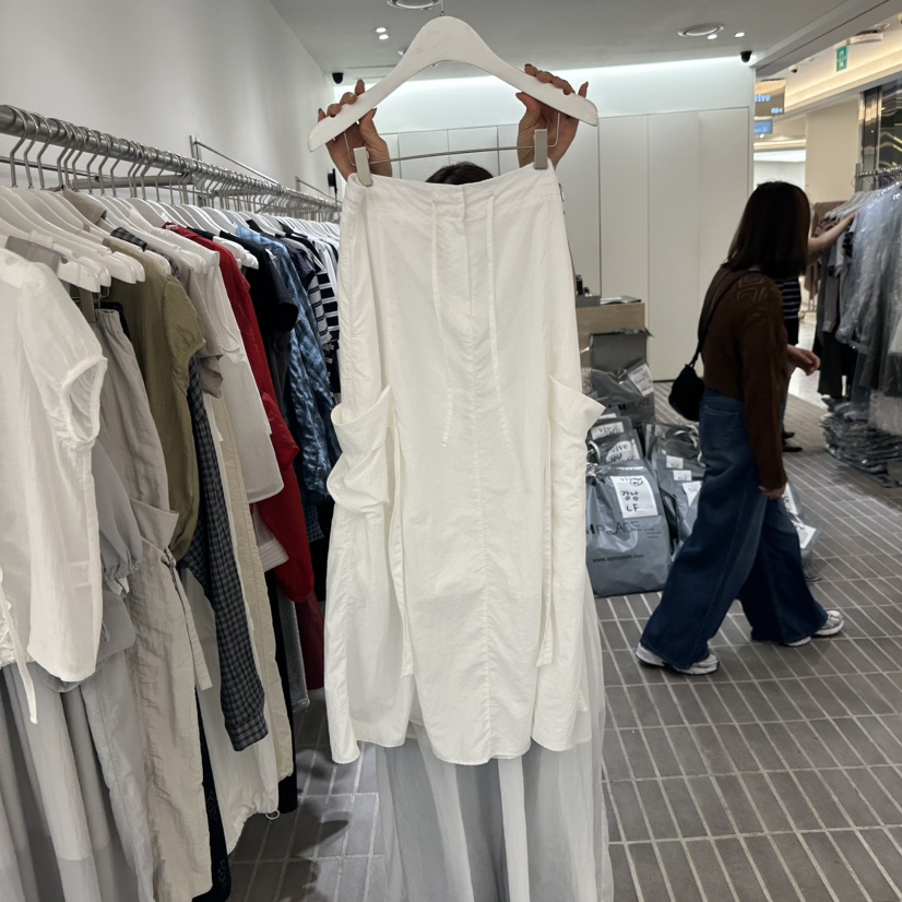 VIVE韓國㊣直郵東大門代購女裝新款時尚熱賣休閑推薦人氣長裙VIVE長裙圖色1