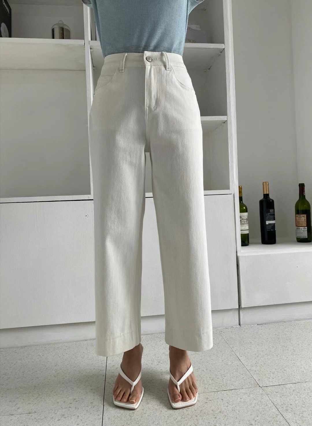 MARFA-말파-T直郵韓國代購㊣女裝新品休閑25春夏熱賣牛仔褲MARFA-T牛仔褲圖色1