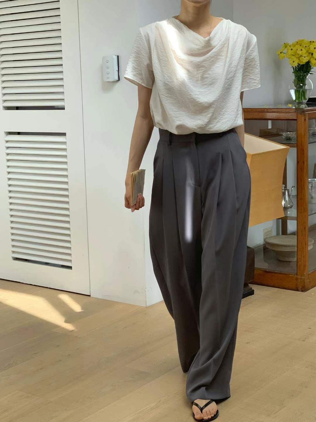 IVORY東大門代購女士新品時尚休閑熱賣推薦人氣職業25春夏休閑褲IVORY休閑褲
