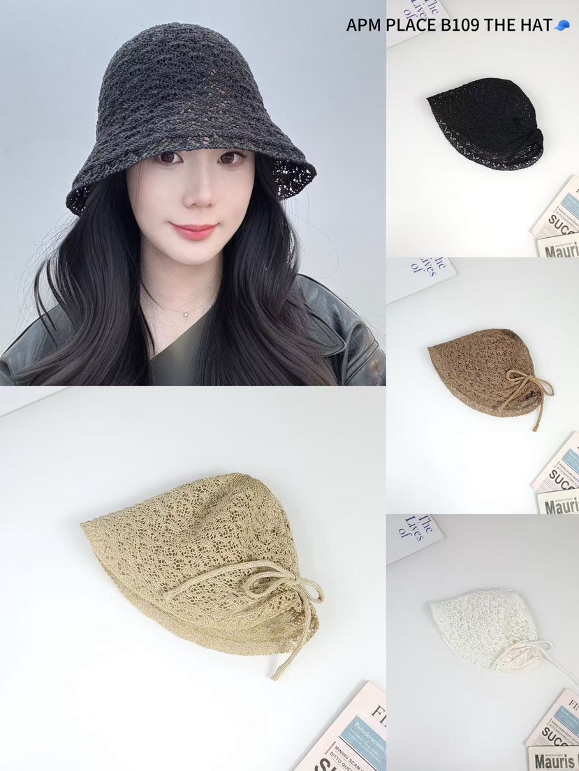 THE HAT-P韓國直郵㊣女裝新品熱賣推薦時尚25春夏休閑帽子THE HAT帽子