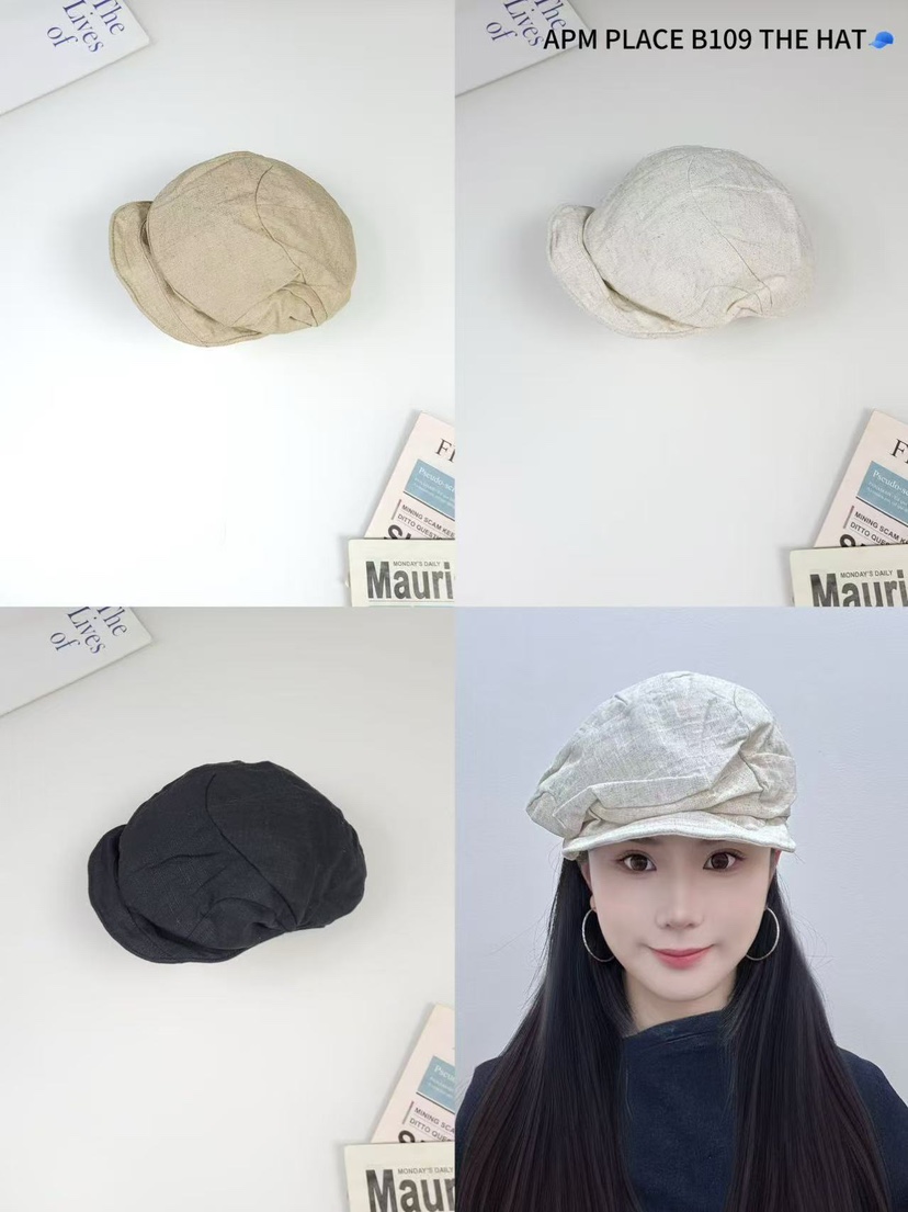 THE HAT-P直郵韓國代購㊣女裝新品休閑熱賣人氣25春夏帽子THE HAT帽子