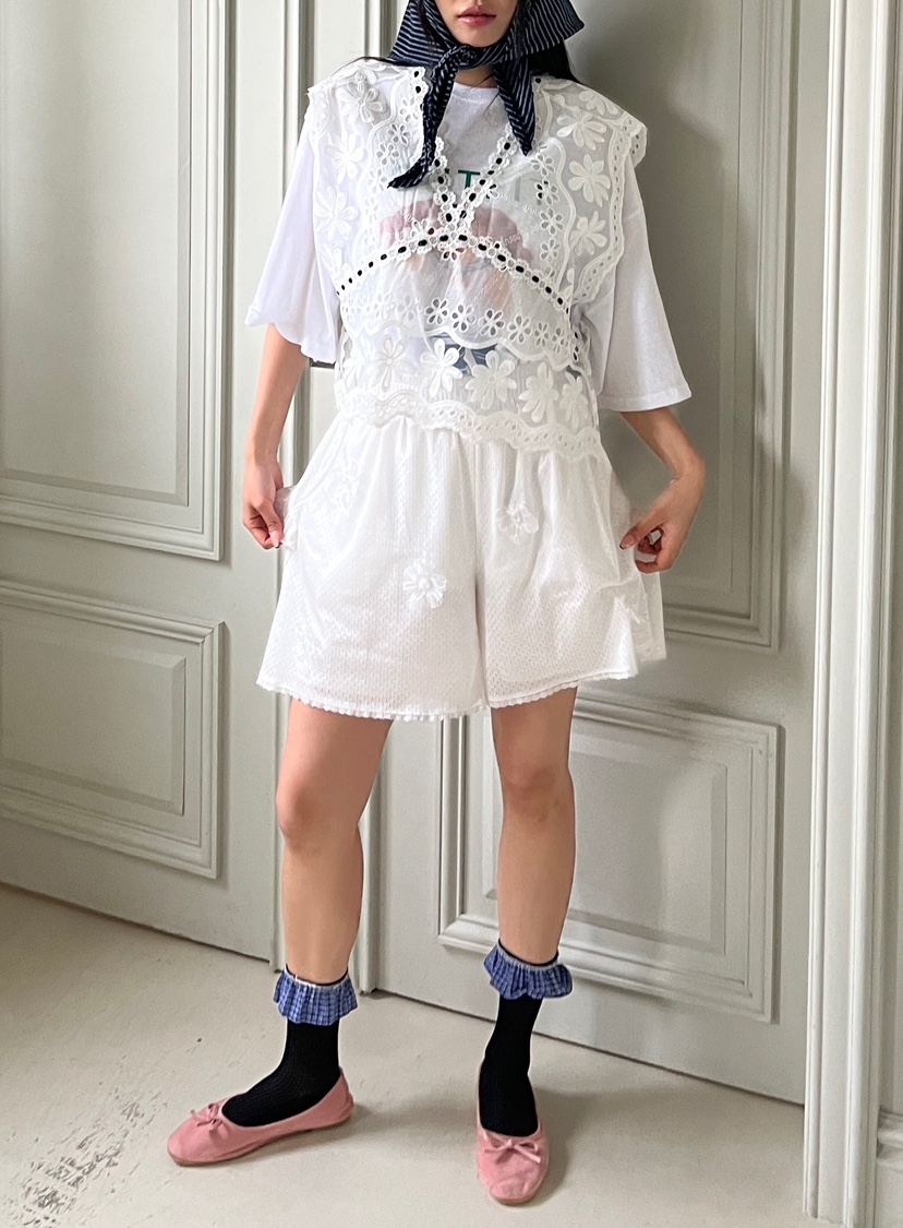 MAISONDEGLORY韓國㊣直郵東大門代購女裝新款時尚25春夏短褲MAISON DE GLORY短褲