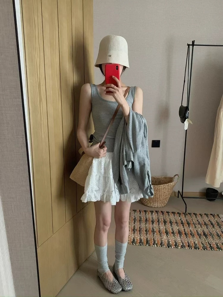 STRAWBERRY韓國直郵㊣東大門實拍女裝新品25春夏推薦人氣短裙STRAWBERRY短裙