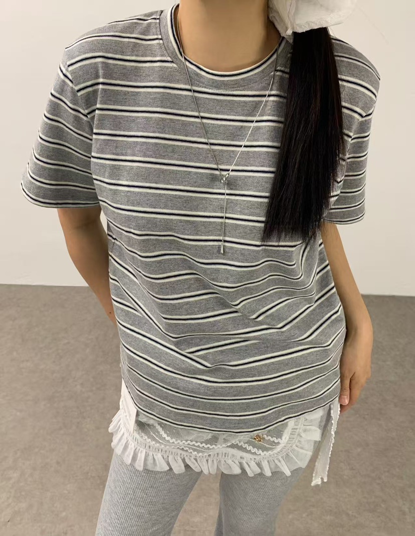 J CRANE-A韓國直郵㊣女裝新款25春夏推薦休閑熱賣人氣T恤J CRANET恤圖色3