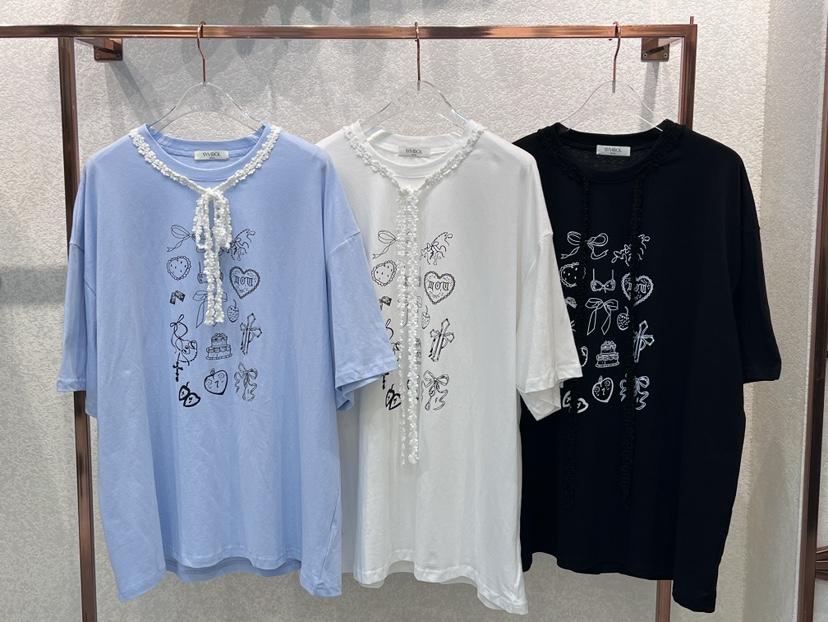 SYMBOL韓國直郵㊣女裝新品熱賣時尚推薦人氣25春夏休閑T恤SYMBOLT恤
