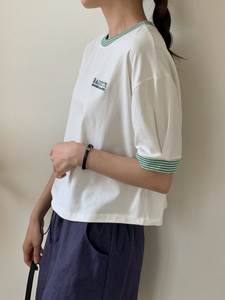 VERT NEUF韓國直郵㊣東大門實拍女裝新品熱賣25春夏人氣T恤VERT NEUFT恤
