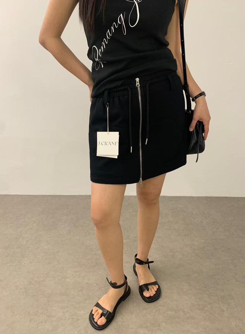 J CRANE-A韓國㊣直郵東大門代購女裝新款25春夏半身裙中短裙不含腰帶J CRANE半身裙/中短裙圖色2