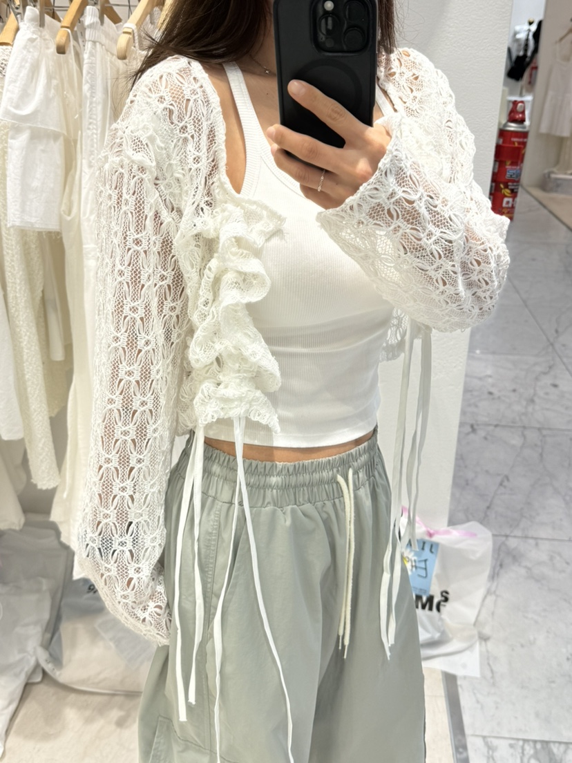 JIMMY直郵韓國代購㊣女裝新品25春夏休閑推薦針織衫可愛的開衫JIMMY/REMAKE針織衫