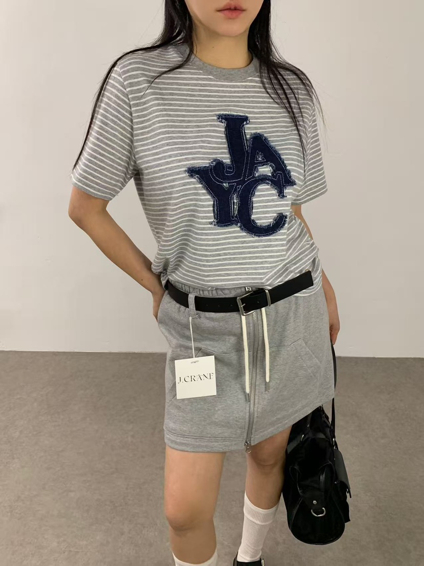 J CRANE-A直郵韓國代購㊣女裝新品時尚推薦休閑25春夏T恤J CRANET恤