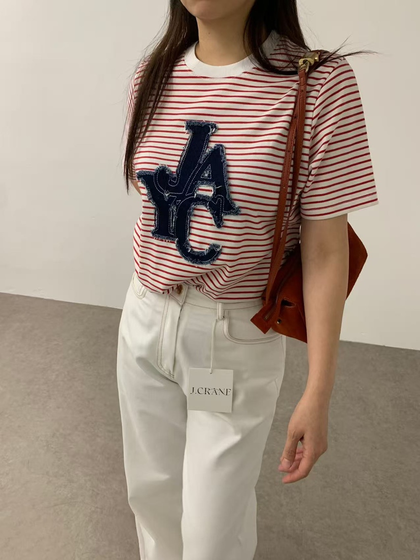 J CRANE-A直郵韓國代購㊣女裝新品時尚推薦休閑25春夏T恤J CRANET恤