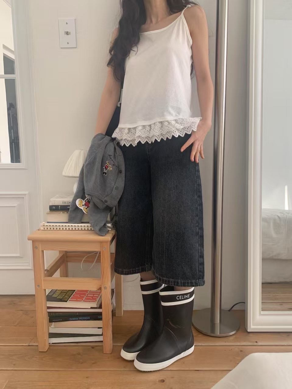 RAMIJ-라미제이-T東大門直郵女士新品時尚熱賣職業吊帶背心RAMIJ-라미제이-T吊帶/背心