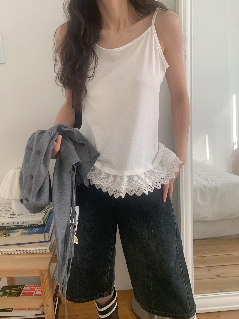RAMIJ-라미제이-T東大門直郵女士新品時尚熱賣職業吊帶背心RAMIJ-라미제이-T吊帶/背心