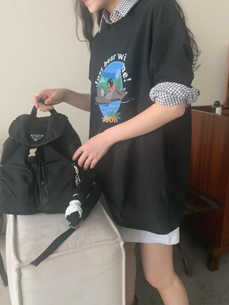 RAMIJ-라미제이-T韓國代購女裝新品人氣25春夏休閑真品T恤RAMIJ-라미제이-TT恤