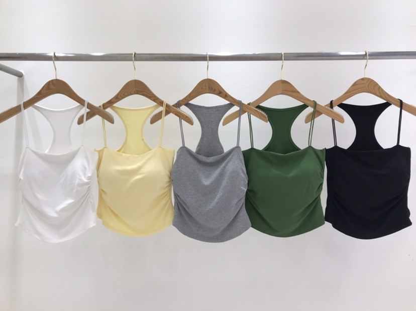 KC MARKET韓國直郵女士新品休閑真品推薦職業人氣吊帶背心KC MARKET吊帶/背心
