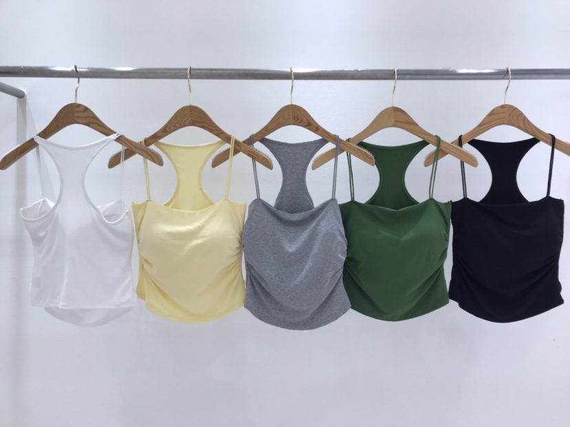 KC MARKET韓國直郵女士新品休閑真品推薦職業人氣吊帶背心KC MARKET吊帶/背心