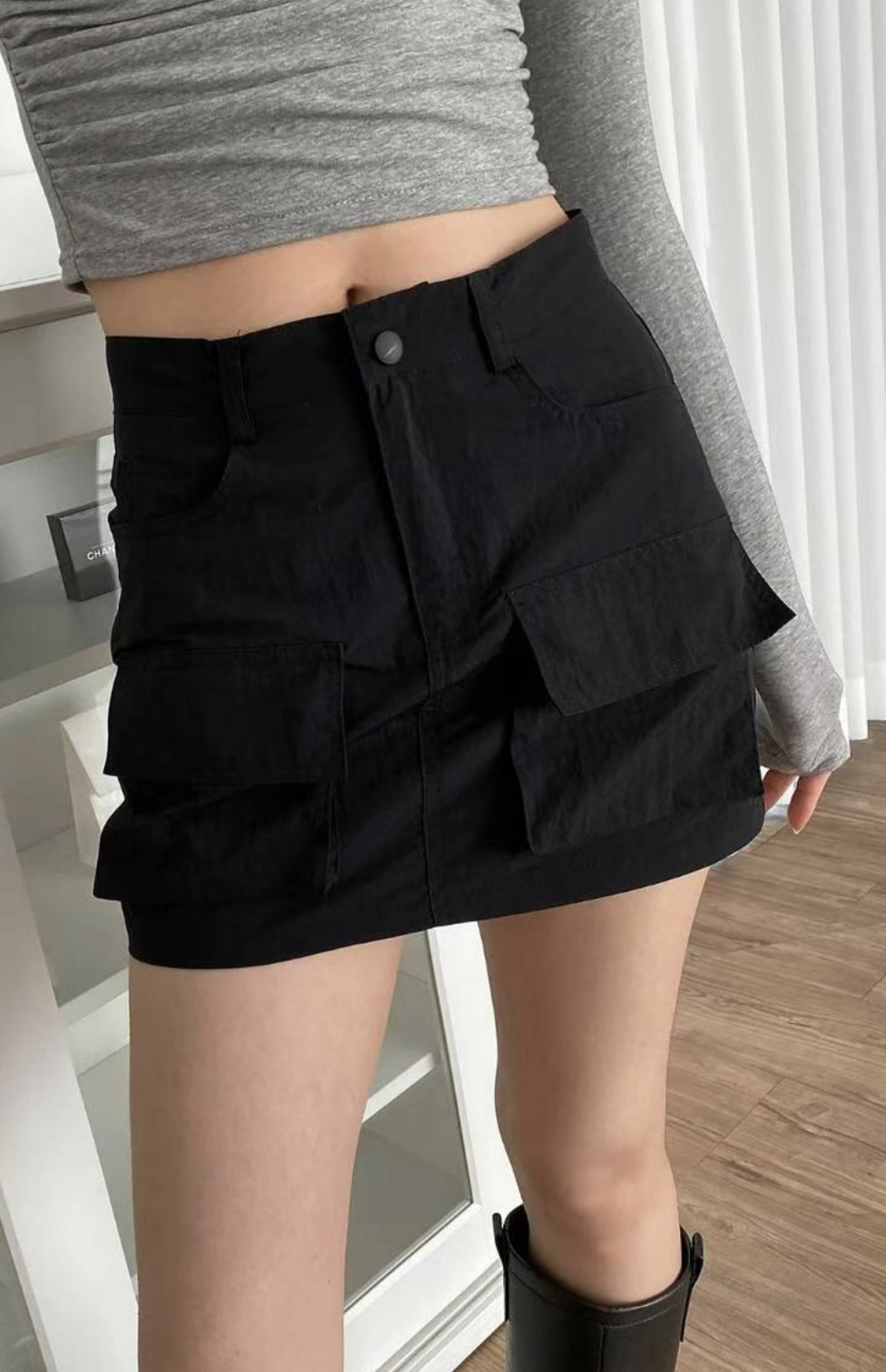 STYLE LAB東大門實拍女裝新款休閑時尚25春夏推薦真品短裙STYLE LAB短裙圖色2