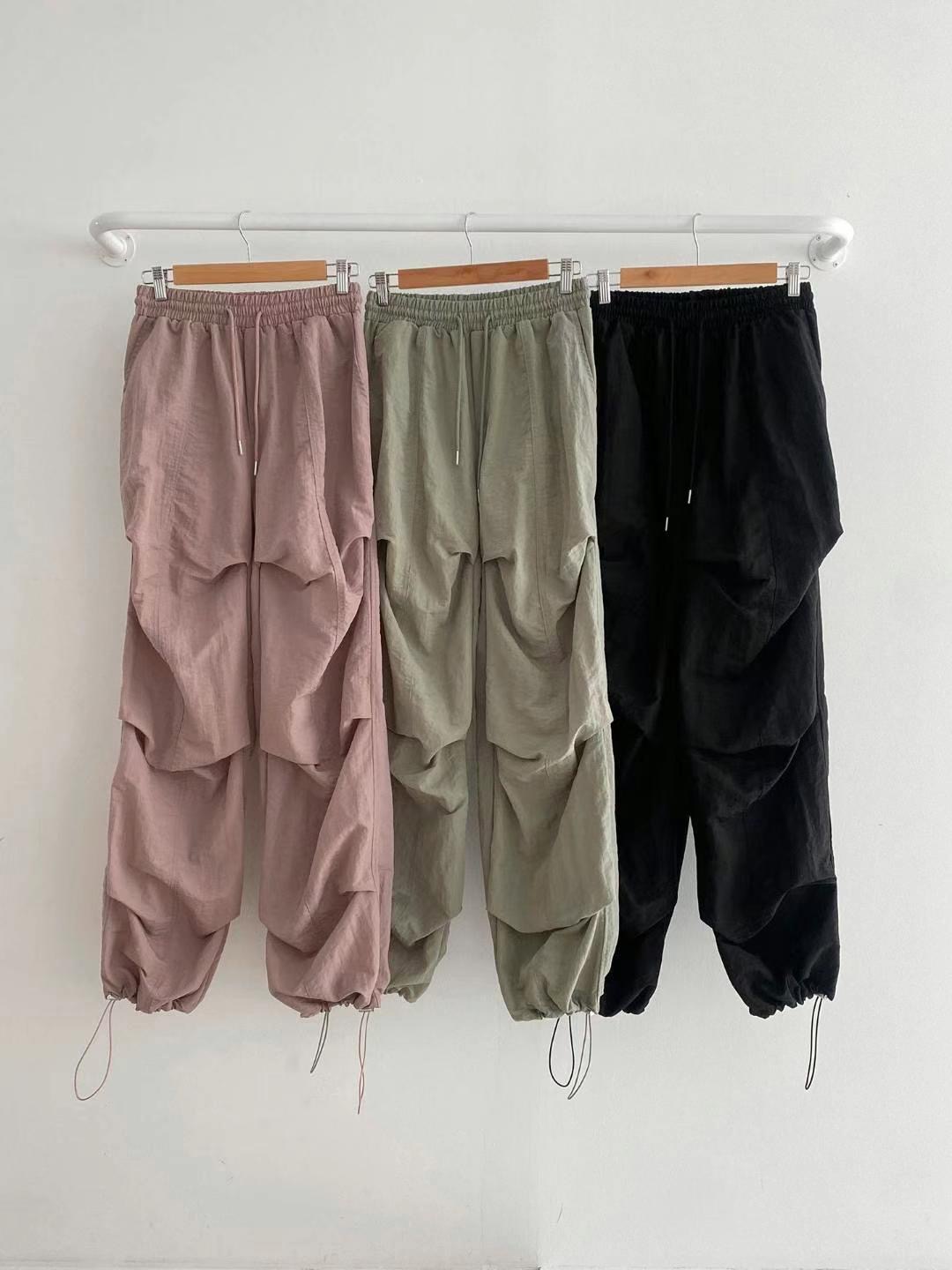 STYLE LAB韓國代購女士新款休閑熱賣時尚真品人氣25春夏休閑褲STYLE LAB休閑褲圖色3左三色