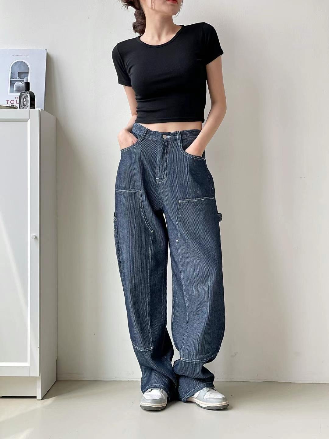 STYLE LAB東大門實拍女士新品休閑推薦人氣職業真品牛仔褲STYLE LAB牛仔褲