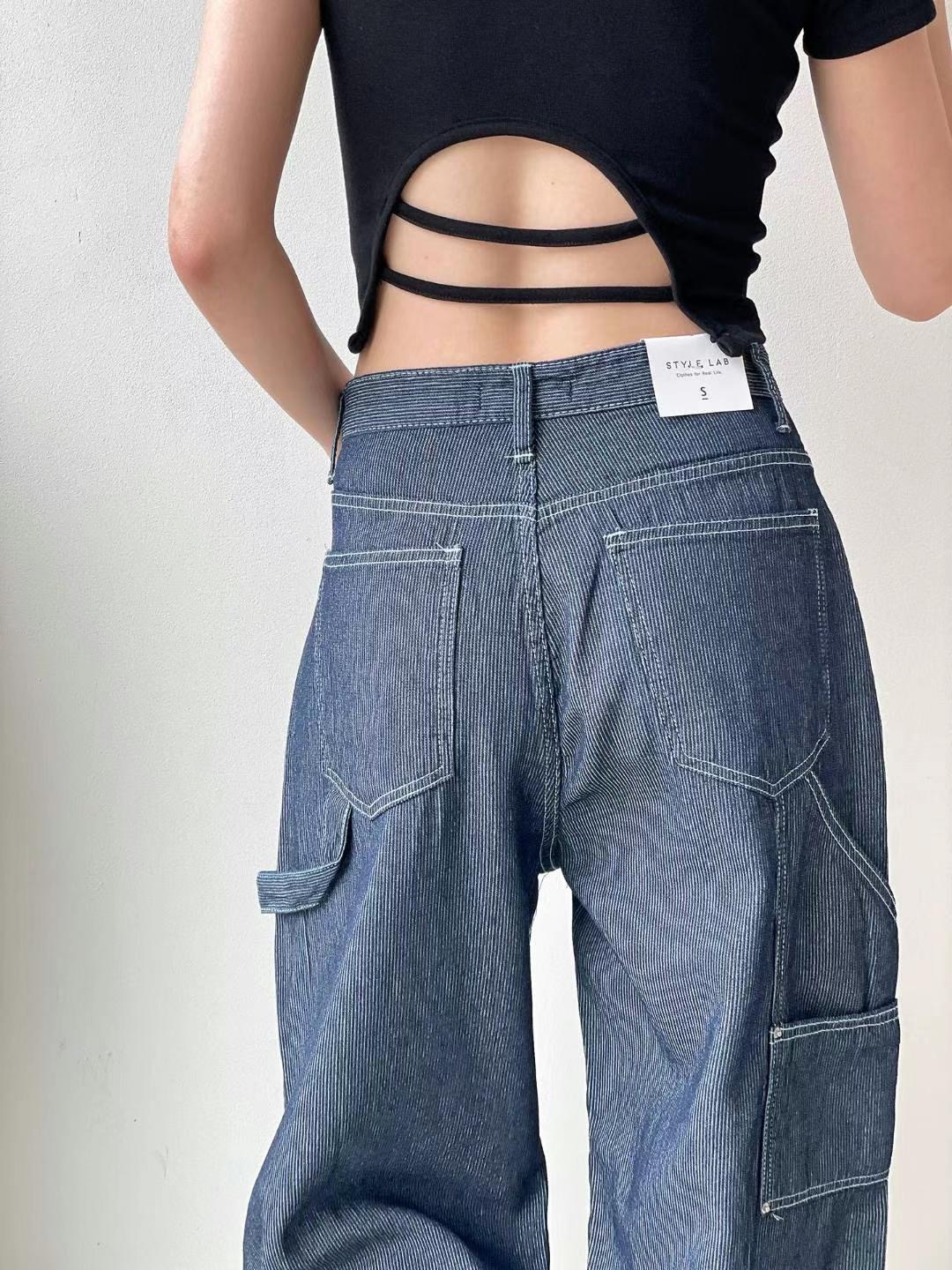 STYLE LAB東大門實拍女士新品休閑推薦人氣職業真品牛仔褲STYLE LAB牛仔褲