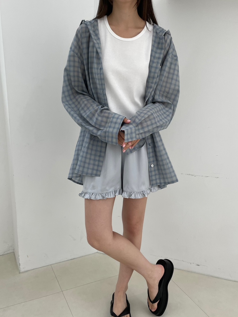 HARZI東大門代購女裝新款時尚真品職業25春夏休閑襯衫蕾絲衫HARZI襯衫/蕾絲衫