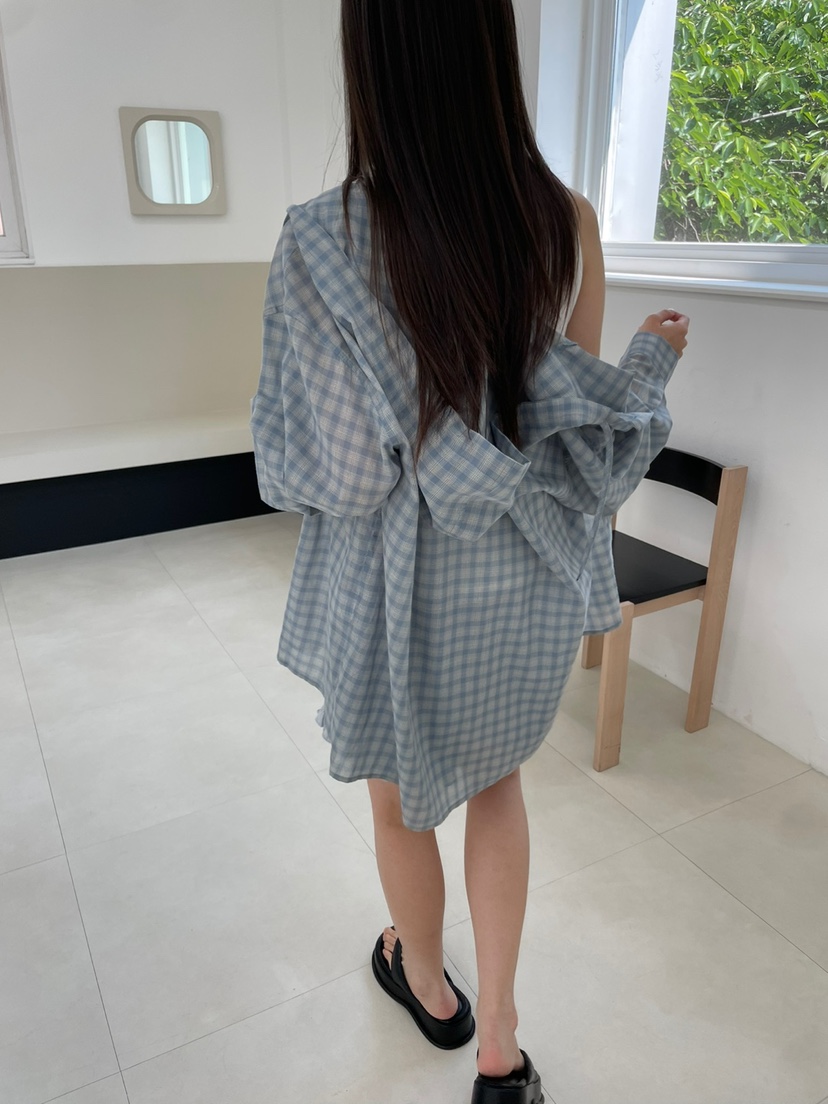 HARZI東大門代購女裝新款時尚真品職業25春夏休閑襯衫蕾絲衫HARZI襯衫/蕾絲衫