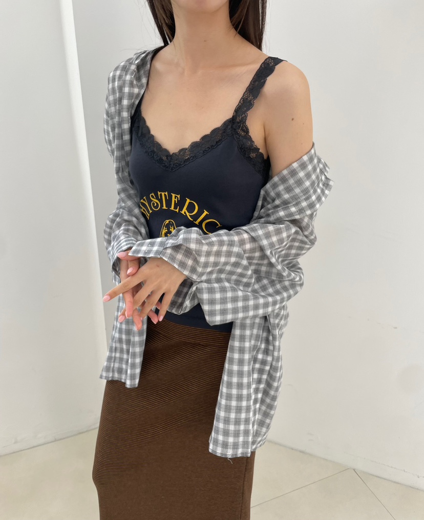 HARZI東大門代購女裝新款時尚真品職業25春夏休閑襯衫蕾絲衫HARZI襯衫/蕾絲衫