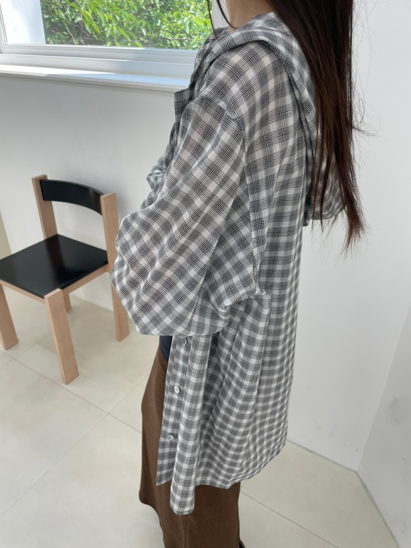HARZI東大門代購女裝新款時尚真品職業25春夏休閑襯衫蕾絲衫HARZI襯衫/蕾絲衫