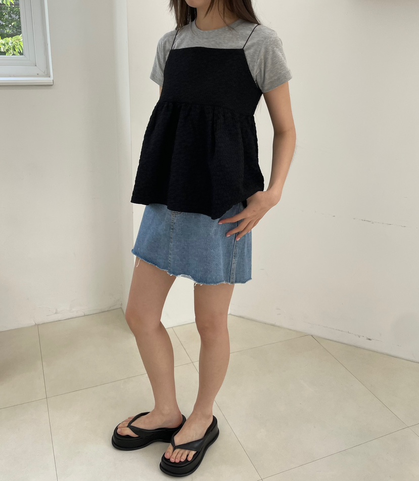 HARZI東大門直郵女士新品25春夏時尚職業推薦休閑人氣吊帶背心HARZI吊帶/背心