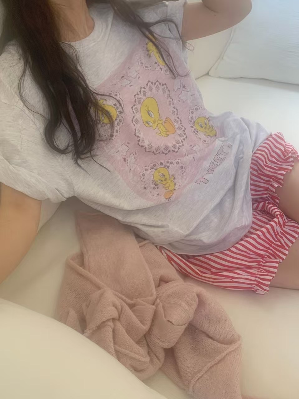 RAMIJ-라미제이-T東大門直郵女裝新品時尚人氣推薦休閑T恤RAMIJ-라미제이-TT恤