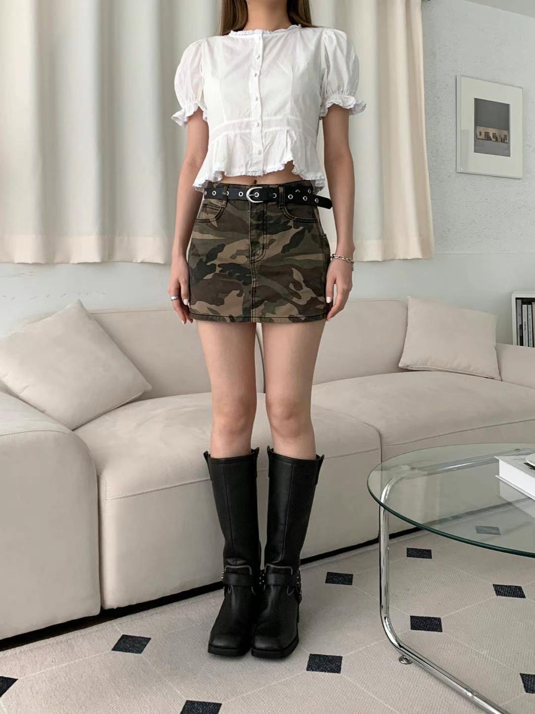 STYLE LAB韓國代購女裝新品真品25春夏推薦休閑職業人氣短裙STYLE LAB短裙