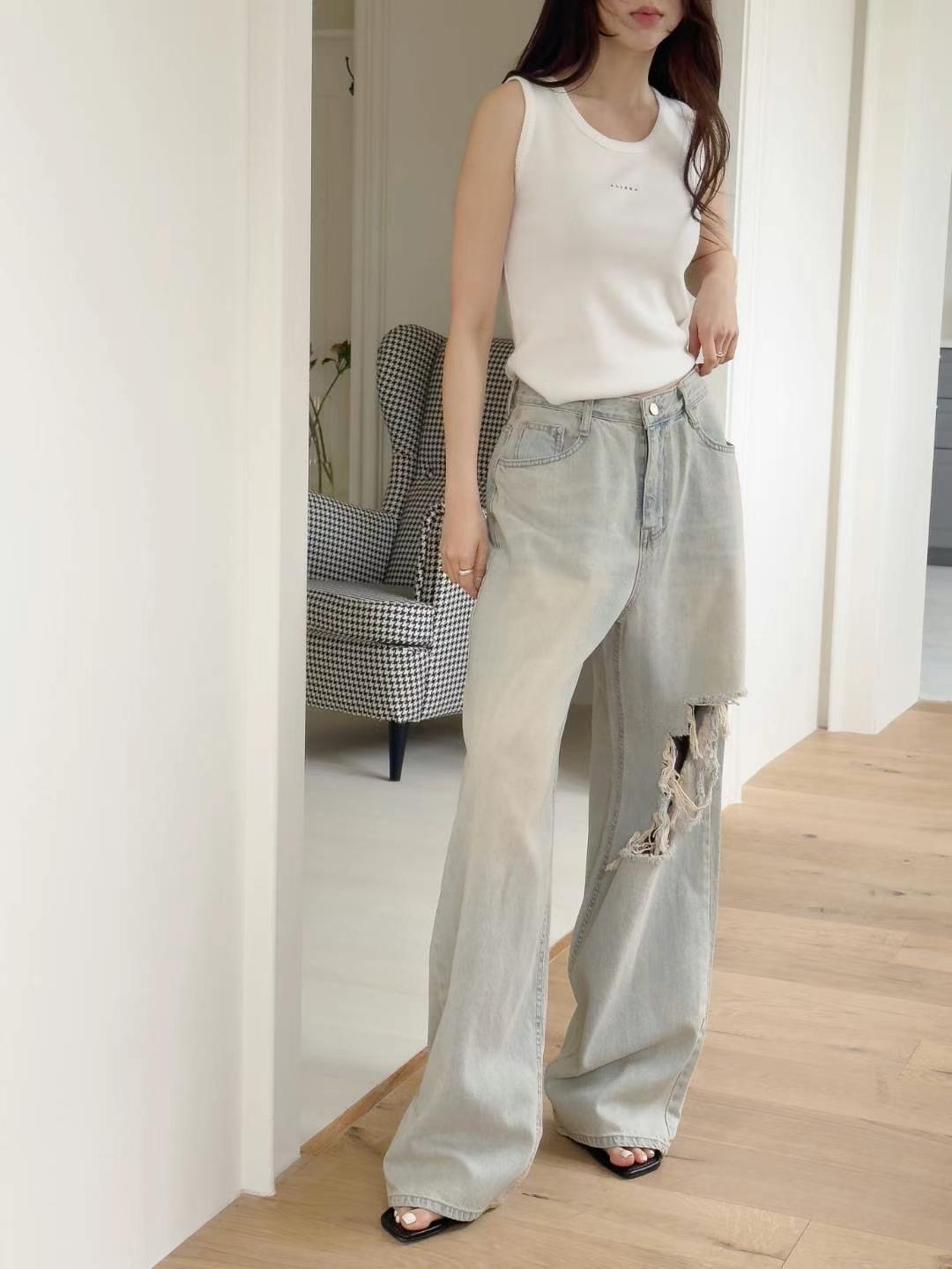 STYLE LAB韓國直郵女士新品推薦休閑熱賣職業真品人氣牛仔褲STYLE LAB牛仔褲