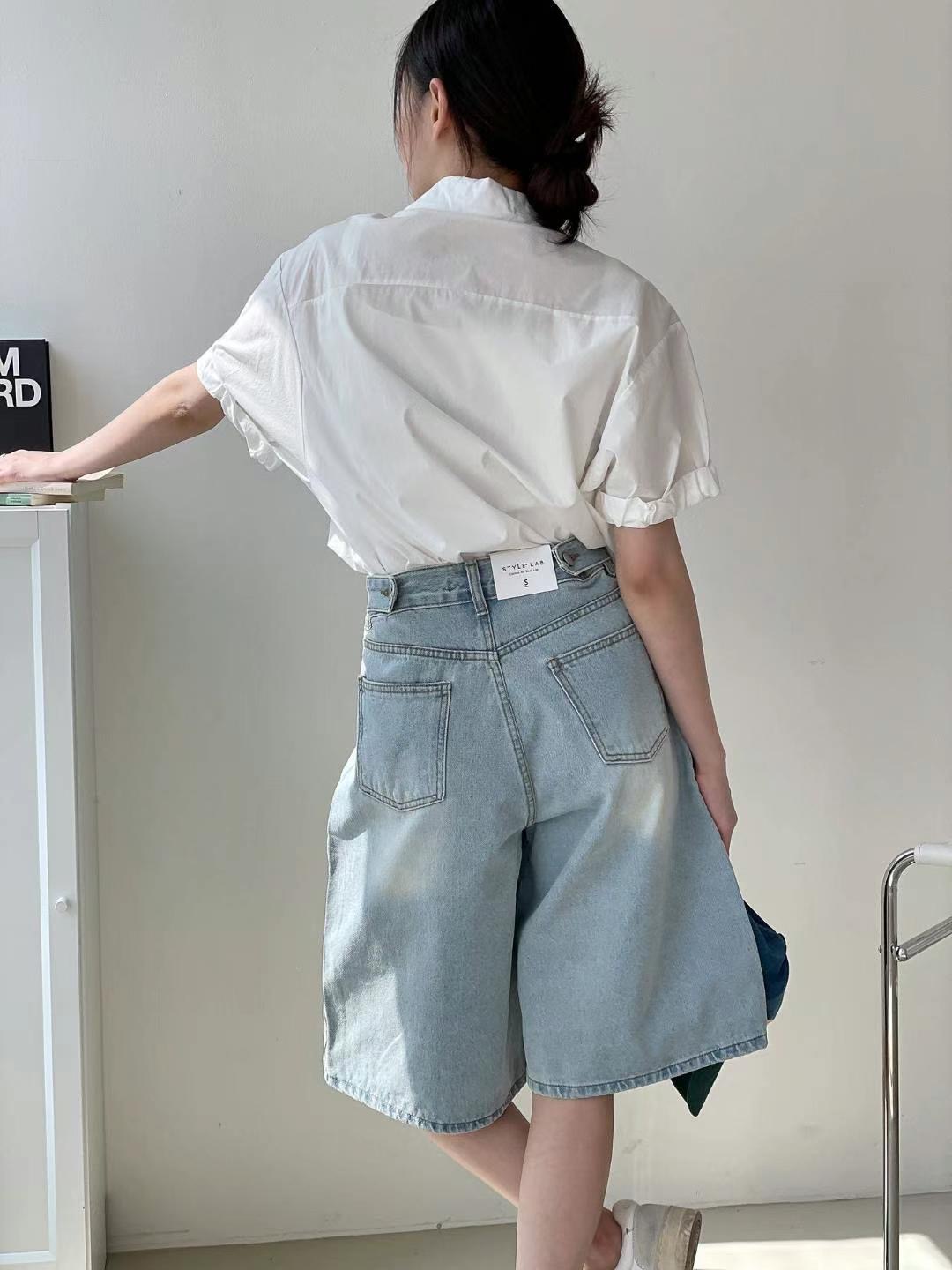 STYLE LAB韓國代購女士新品時尚25春夏人氣真品職業休閑短褲STYLE LAB短褲