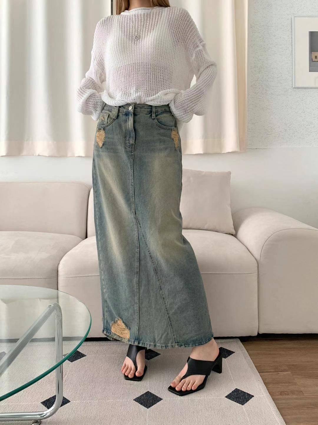 STYLE LAB韓國直郵女裝新款時尚休閑25春夏熱賣職業推薦長裙STYLE LAB長裙
