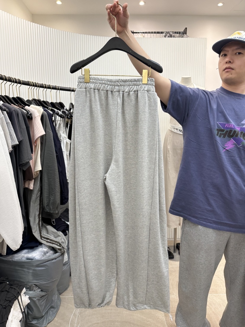 BETWEEN US韓國㊣直郵東大門代購女裝新品25春夏時尚休閑褲JICJO:SEOUL休閑褲