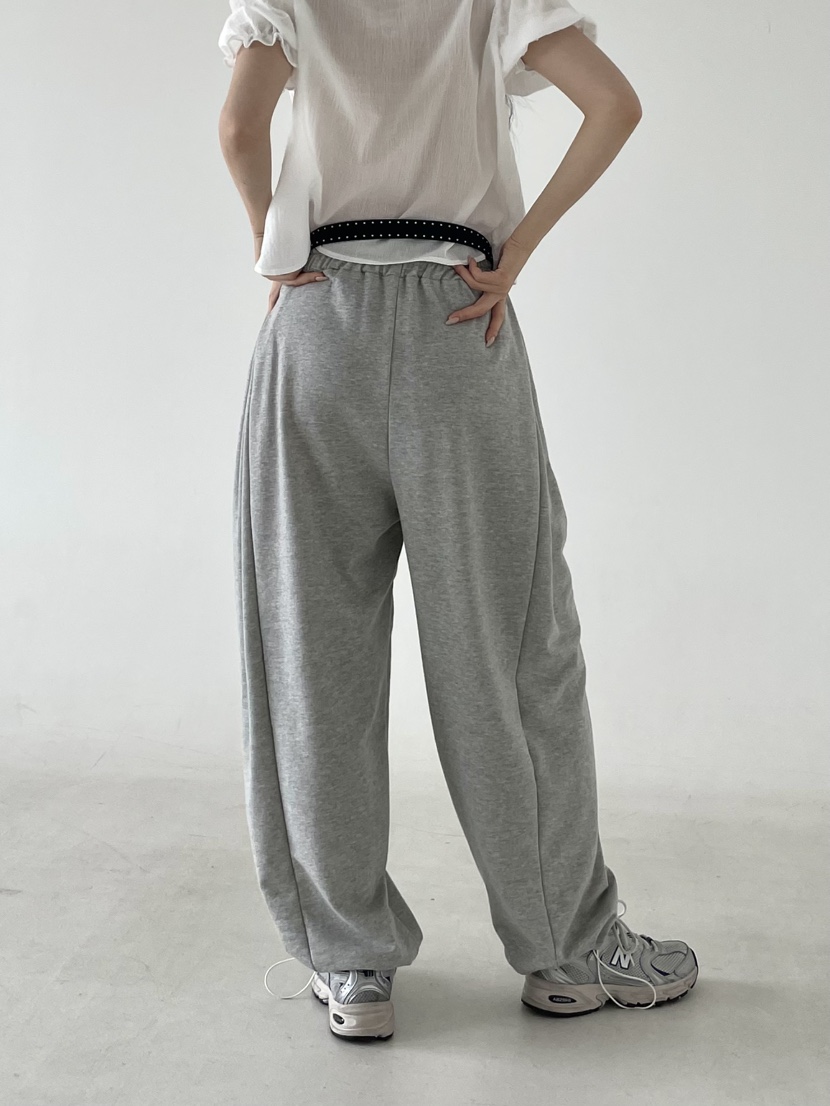 BETWEEN US韓國㊣直郵東大門代購女裝新品25春夏時尚休閑褲JICJO:SEOUL休閑褲
