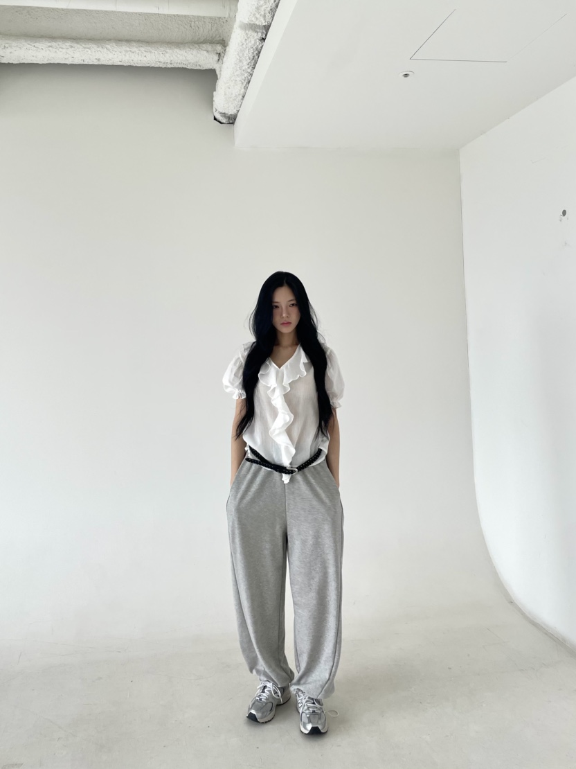 BETWEEN US韓國㊣直郵東大門代購女裝新品25春夏時尚休閑褲JICJO:SEOUL休閑褲