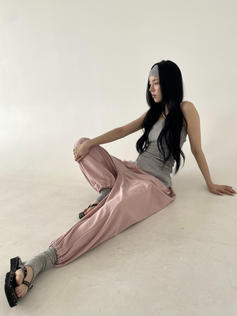 BETWEEN US韓國㊣直郵東大門代購女裝新品25春夏時尚休閑褲JICJO:SEOUL休閑褲